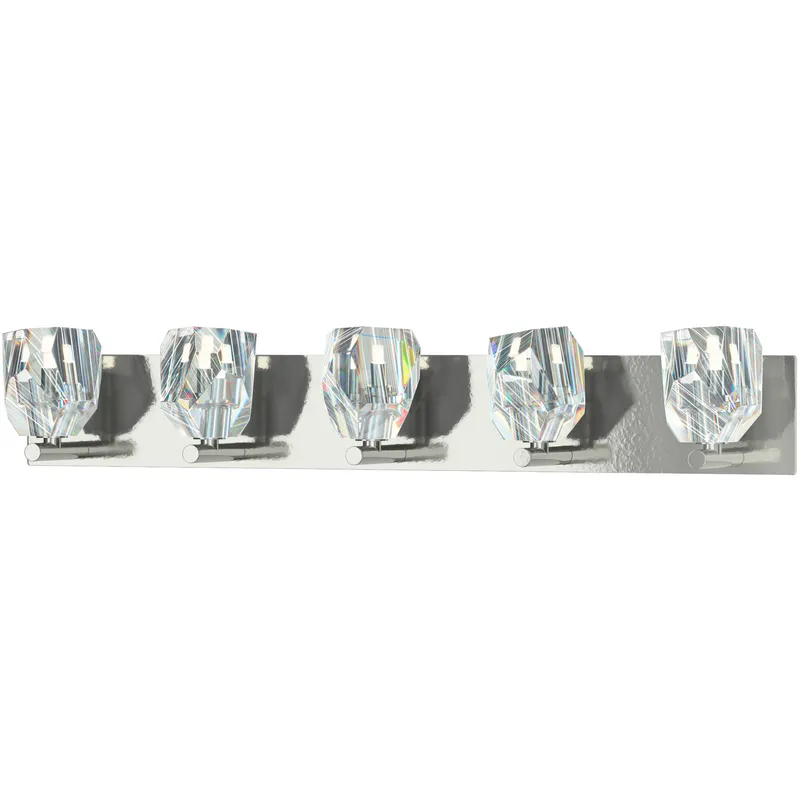 Gatsby 5 Light 36.5 inch Sterling Bath Sconce Wall Light