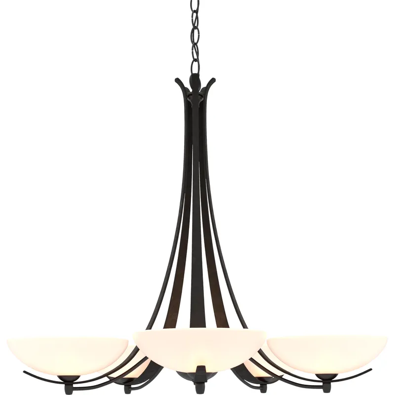 Aegis 5 Light 31.3 inch Black Chandelier Ceiling Light