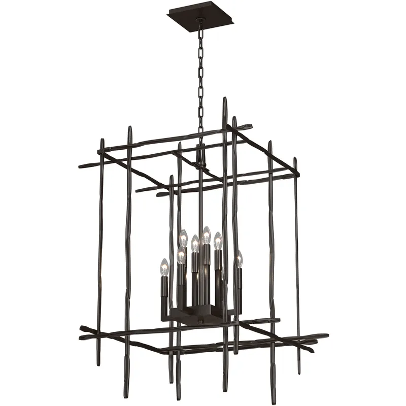 Tura 8 Light 28 inch Oil Rubbed Bronze Chandelier Ceiling Light, Large