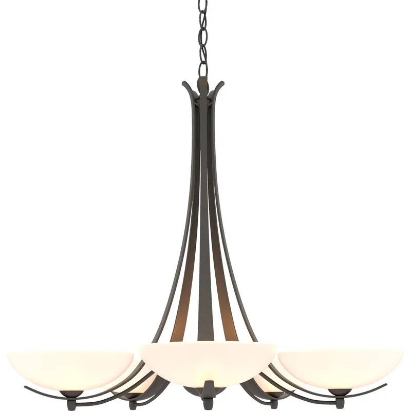 Aegis 5 Light 31.3 inch Natural Iron Chandelier Ceiling Light
