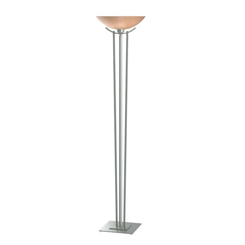 Taper 71 inch 150 watt Vintage Platinum Torchiere Portable Light in Sand