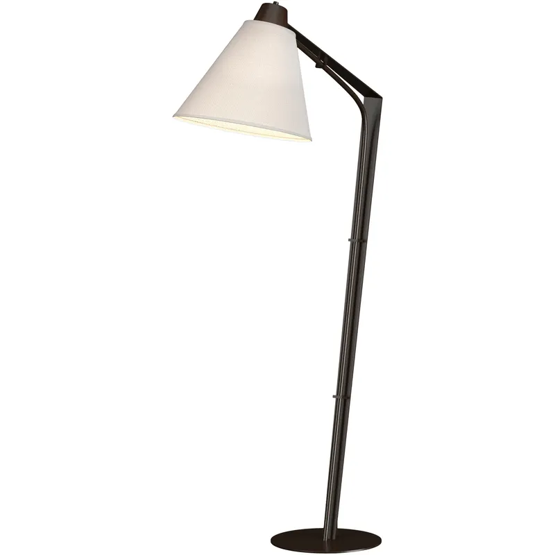 Reach 55.2 inch 100 watt Oil Rubbed Bronze Floor Lamp Portable Light in Natural Anna