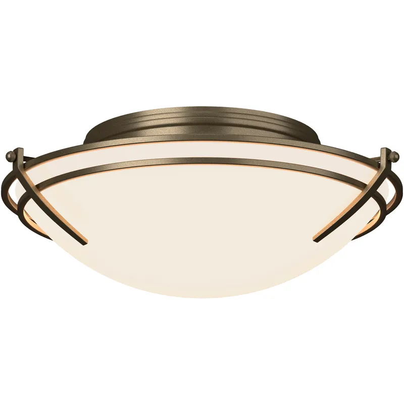 Presidio Tryne 2 Light 15.7 inch Soft Gold Flush Mount Ceiling Light