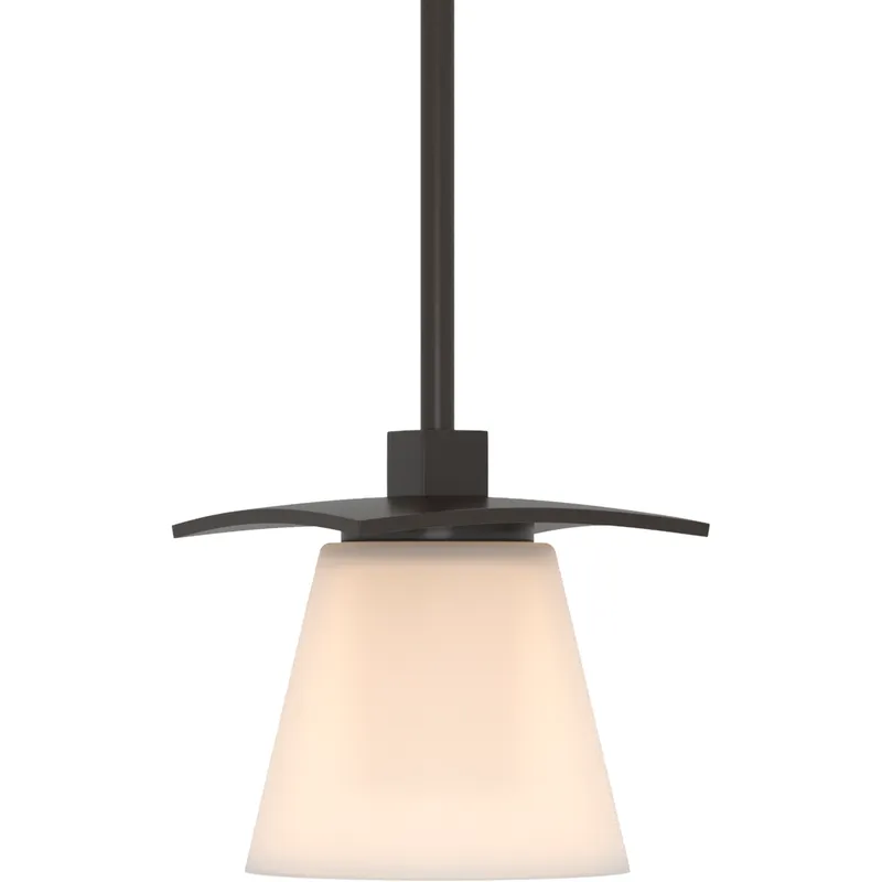 Wren 1 Light 5.1 inch Oil Rubbed Bronze Mini Pendant Ceiling Light in Opal