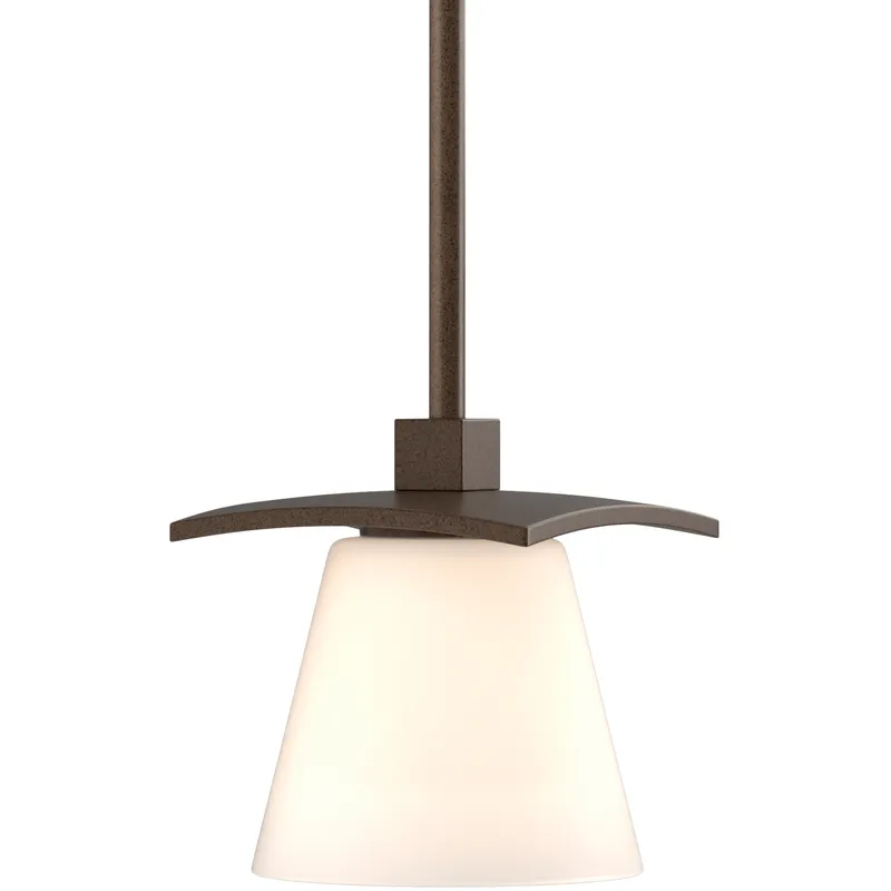 Wren 1 Light 5.1 inch White Mini Pendant Ceiling Light in Opal