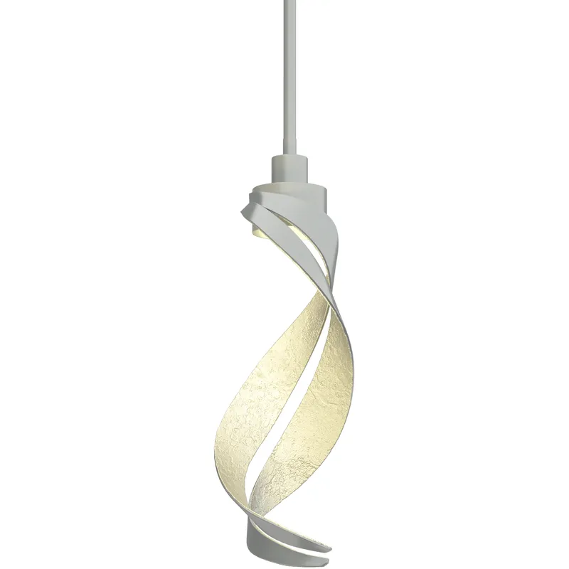 Folio 1 Light 5.7 inch Vintage Platinum Mini Pendant Ceiling Light