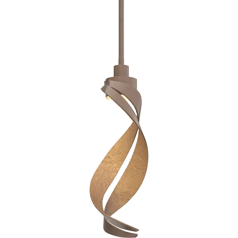Folio 1 Light 5.7 inch Bronze Mini Pendant Ceiling Light