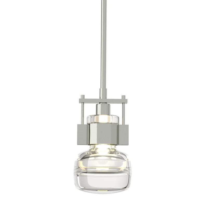Cuff 1 Light 5.4 inch Sterling Mini Pendant Ceiling Light
