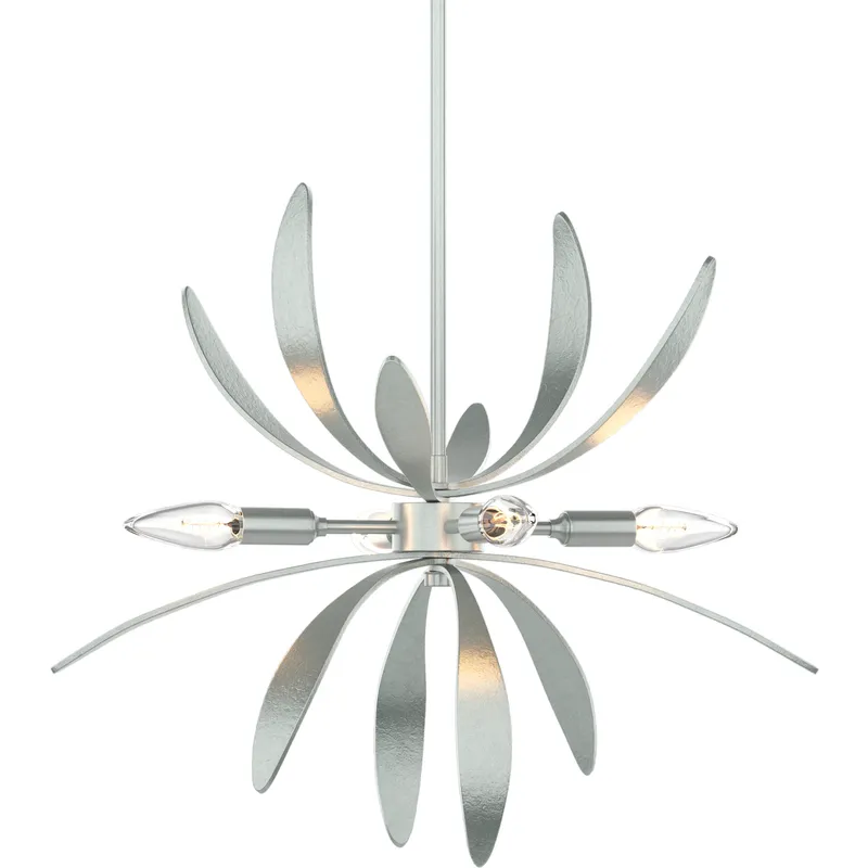 Dahlia 4 Light 21.3 inch Vintage Platinum Mini Pendant Ceiling Light
