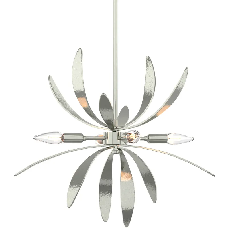 Dahlia 4 Light 21.3 inch Sterling Mini Pendant Ceiling Light