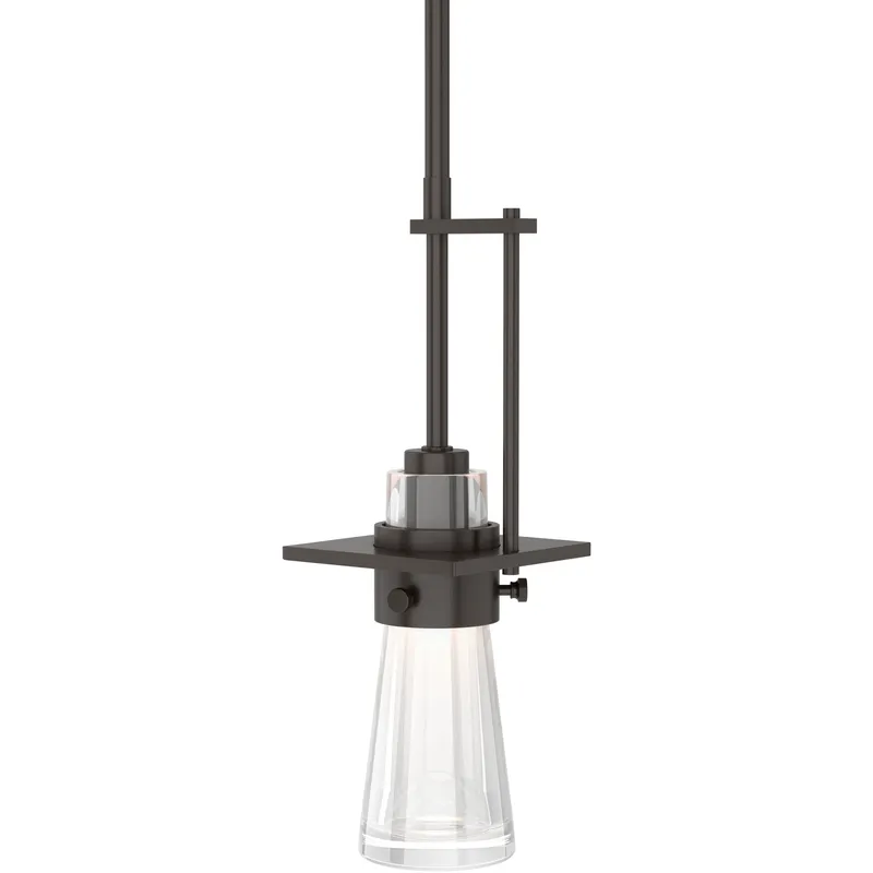 Erlenmeyer 1 Light 4 inch Oil Rubbed Bronze Mini Pendant Ceiling Light