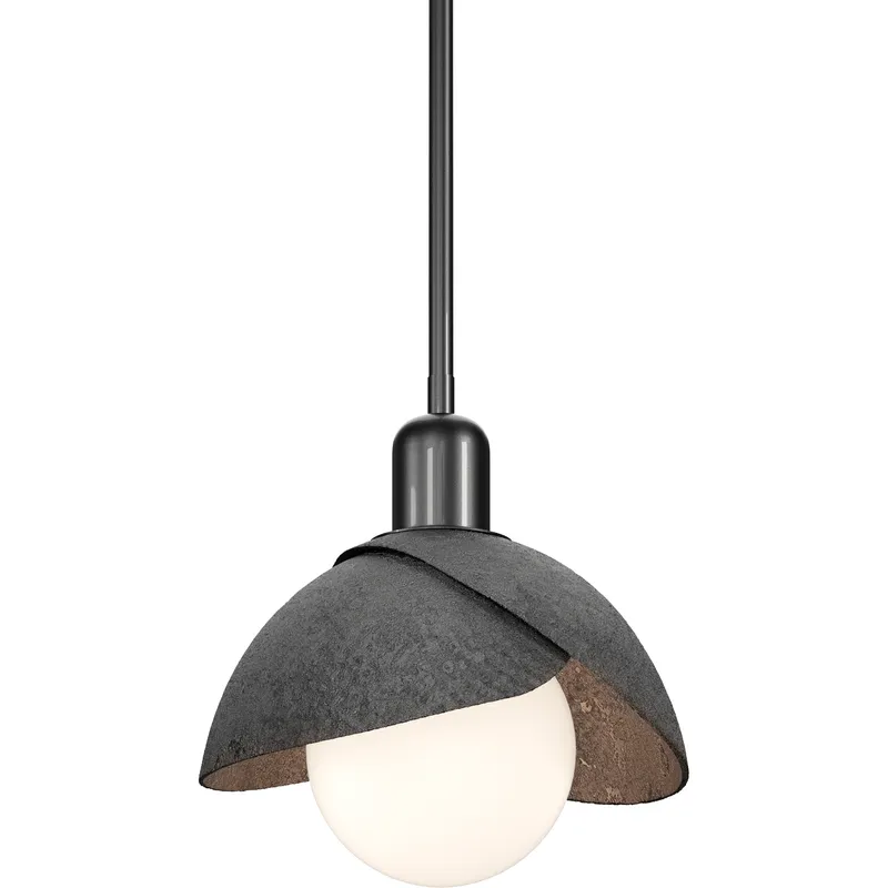 Brooklyn 1 Light 9.4 inch Soft Gold with Clear Steel Mini Pendant Ceiling Light