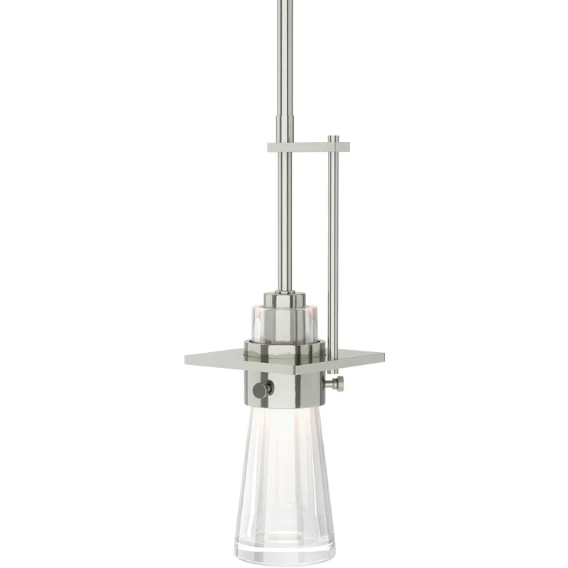 Erlenmeyer 1 Light 4 inch Sterling Mini Pendant Ceiling Light