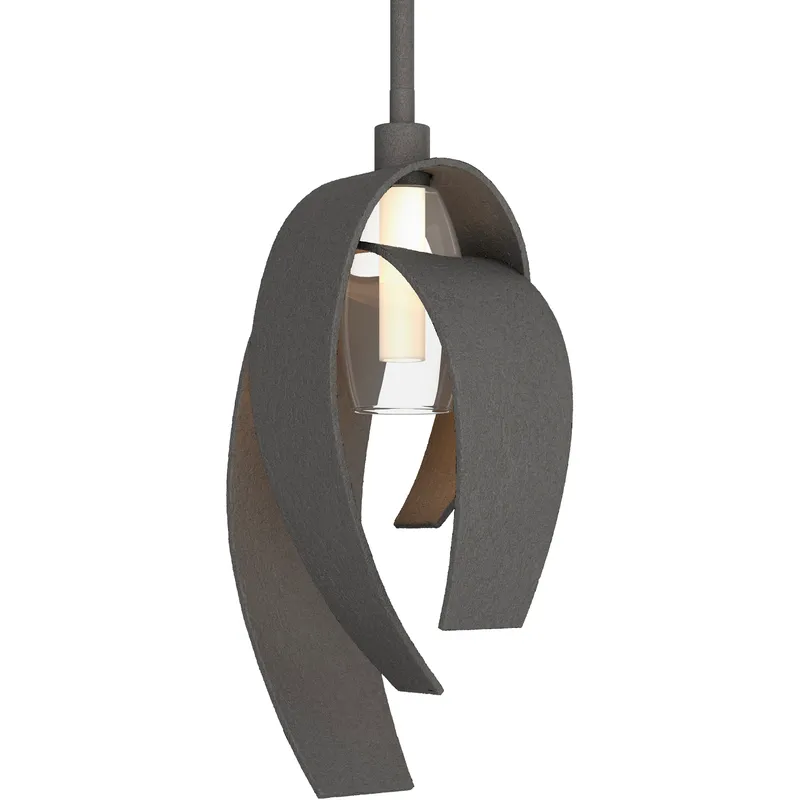 Corona 1 Light 7 inch Natural Iron Mini Pendant Ceiling Light, Large