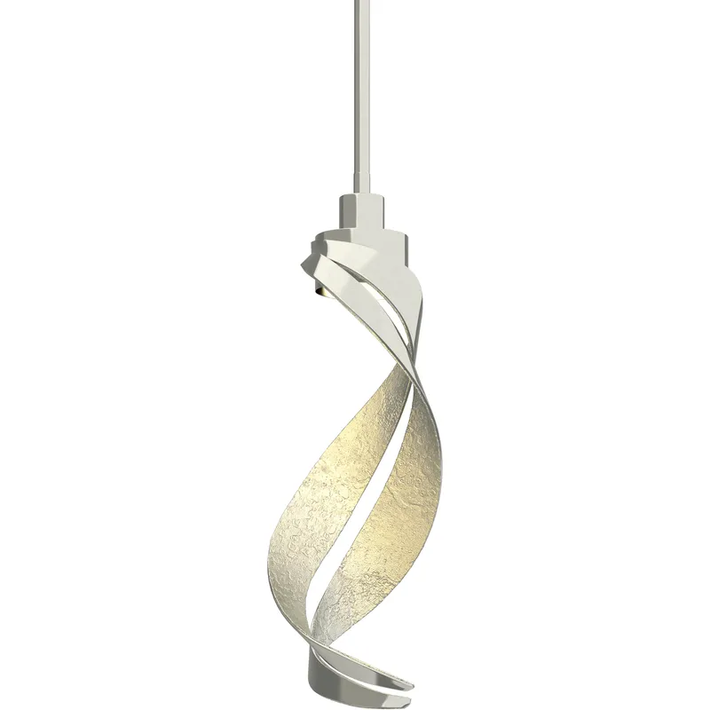 Folio 1 Light 5.7 inch Sterling Mini Pendant Ceiling Light