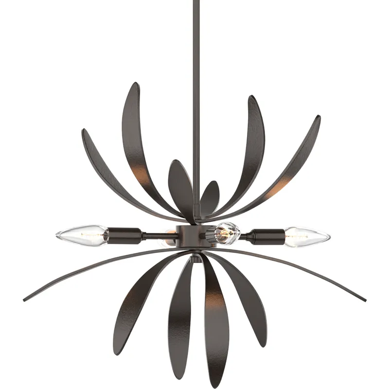 Dahlia 4 Light 21.3 inch Oil Rubbed Bronze Mini Pendant Ceiling Light