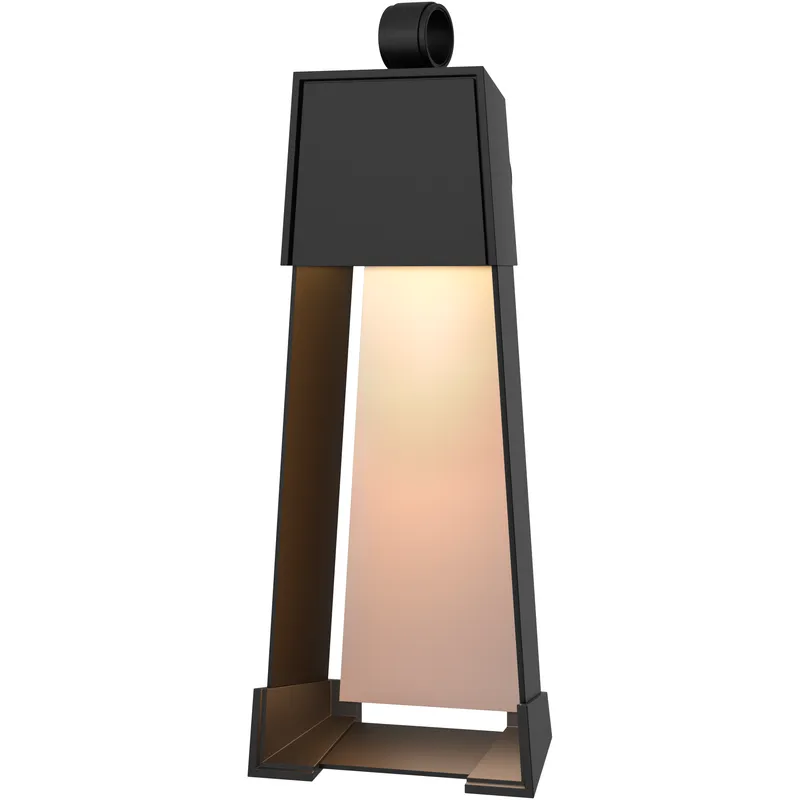 Revere 1 Light 25.1 inch Coastal Black and Coastal Burnished Steel Outdoor Sconce in Coastal Black/Coastal Burnished Steel, Medium