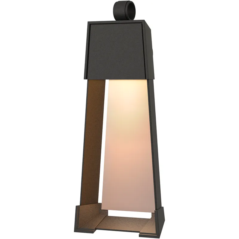 Revere 1 Light 25.1 inch Natural Iron and Coastal Burnished Steel Outdoor Sconce in Coastal Natural Iron/Coastal Burnished Steel, Medium