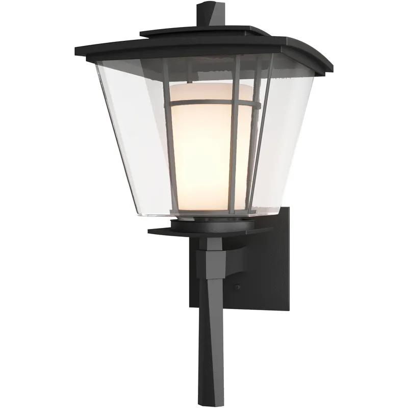 Beacon Hall 1 Light 17.6 inch Marine Grade Black Outdoor Sconce