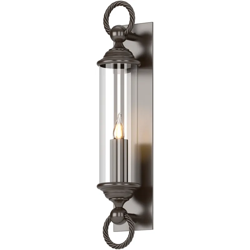 Cavo 1 Light 25.8 inch White Outdoor Wall Sconce in Clear, Large