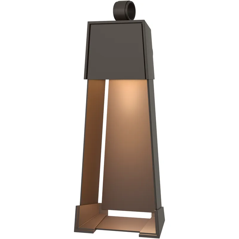 Revere 1 Light 25.1 inch Coastal Dark Smoke and Coastal Dark Smoke Outdoor Sconce, Medium