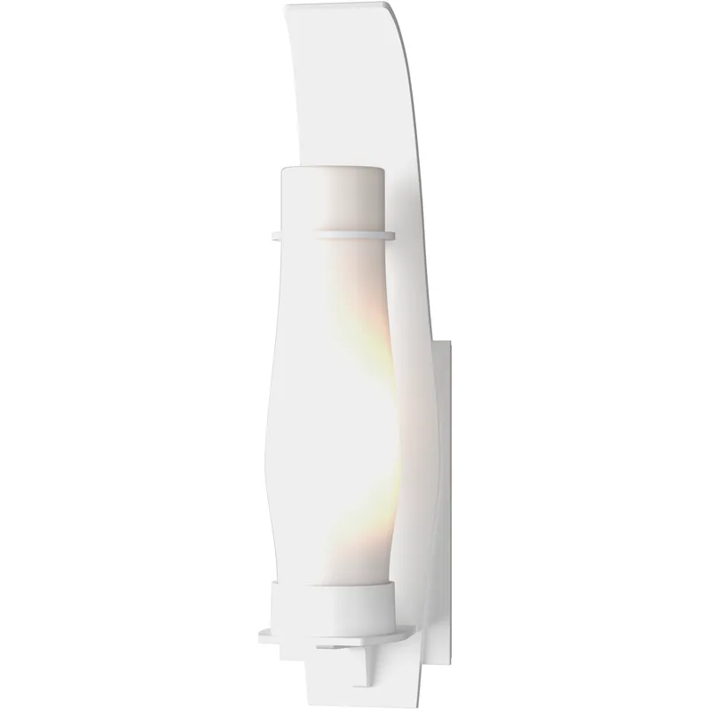 Sea Coast 1 Light 18.6 inch Coastal White Outdoor Sconce in Opal