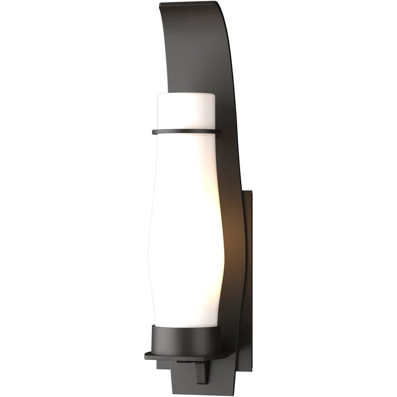 Sea Coast 1 Light 18.6 inch Coastal Oil Rubbed Bronze Outdoor Sconce in Opal