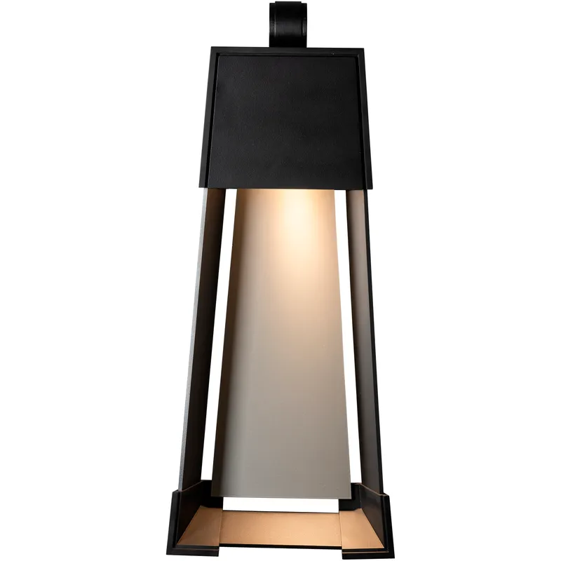 Revere 1 Light 25.1 inch White and Natural Iron Outdoor Sconce, Medium