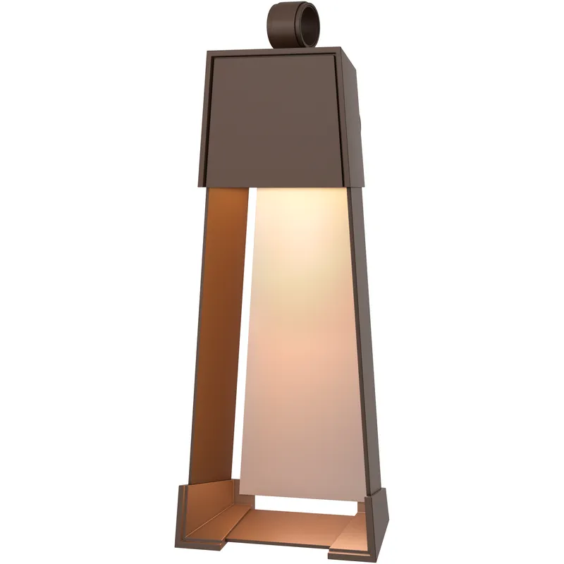 Revere 1 Light 25.1 inch Coastal Bronze and Coastal Burnished Steel Outdoor Sconce in Coastal Bronze/Coastal Burnished Steel, Medium