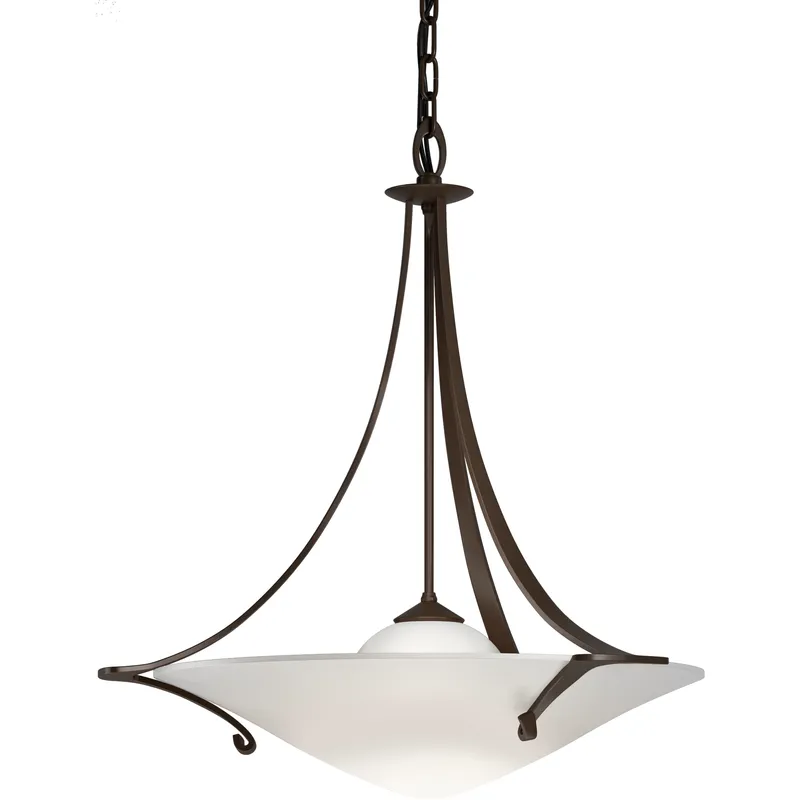 Antasia 1 Light 21.7 inch Bronze Pendant Ceiling Light in Opal