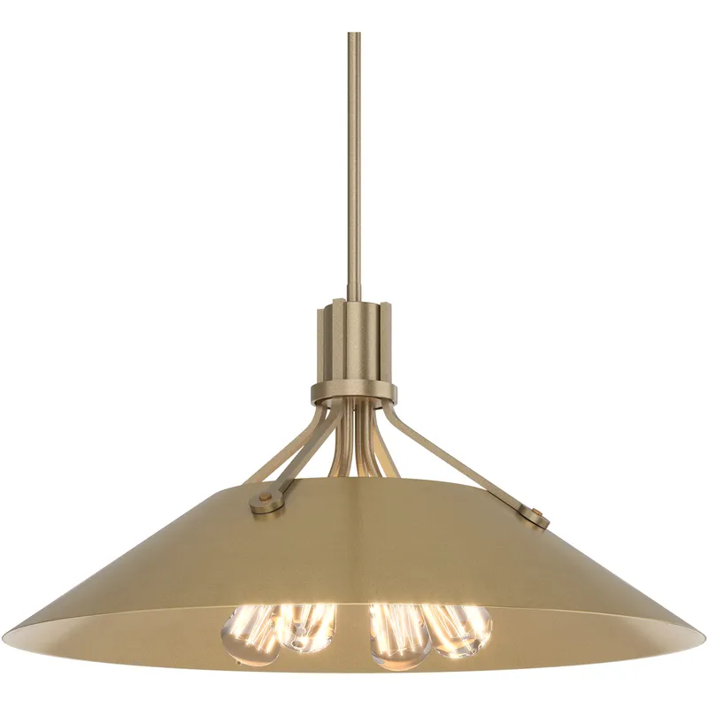 Henry 4 Light 23.1 inch Soft Gold and Vintage Platinum Pendant Ceiling Light in Soft Gold/Vintage Platinum