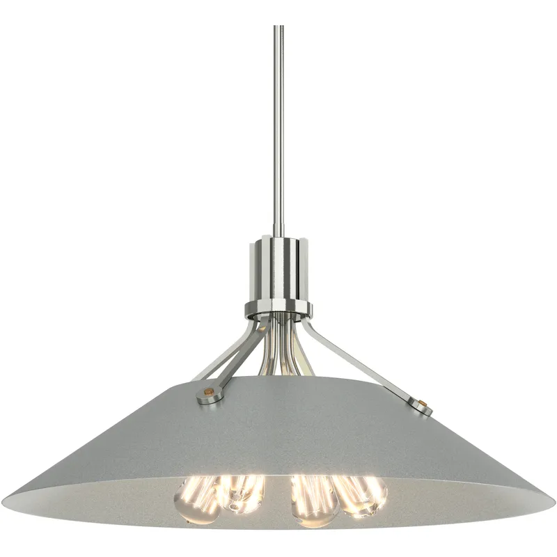 Henry 4 Light 23.1 inch Sterling and Vintage Platinum Pendant Ceiling Light in Sterling/Vintage Platinum