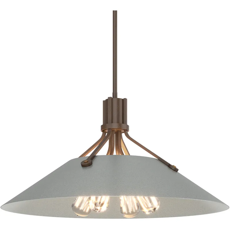 Henry 4 Light 23.1 inch Ink and Vintage Platinum Pendant Ceiling Light