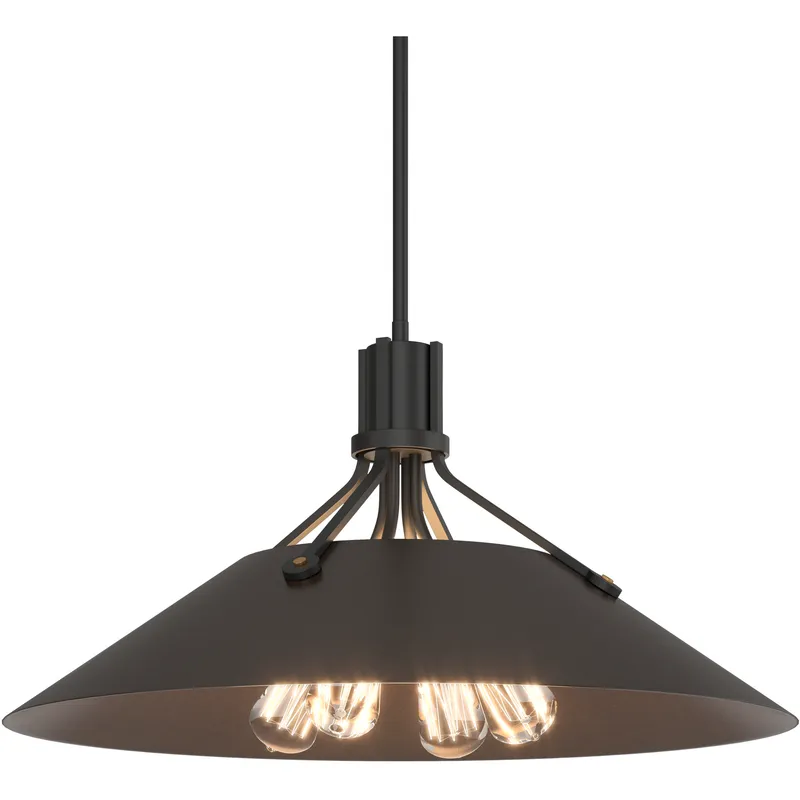 Henry 4 Light 23.1 inch Black and Oil Rubbed Bronze Pendant Ceiling Light in Black/Oil Rubbed Bronze