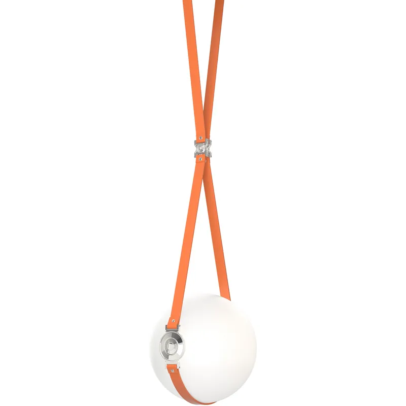 Derby LED 10.9 inch Black with Polished Nickel Pendant Ceiling Light in Leather Chestnut/Non-Branded Plate, Black/Polished Nickel, Short