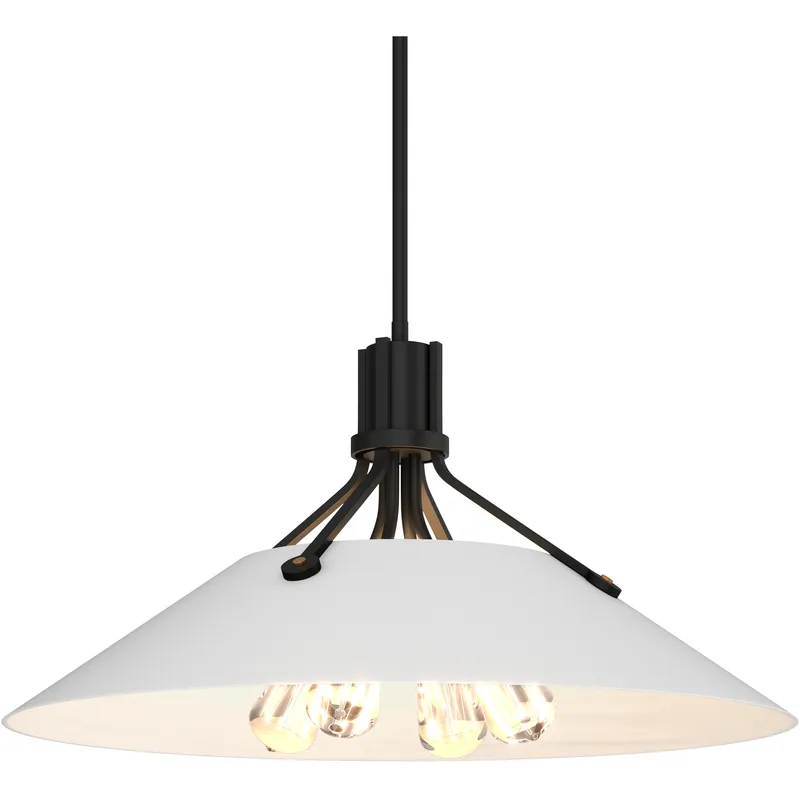 Henry 4 Light 23.1 inch Black and White Pendant Ceiling Light in Black/White