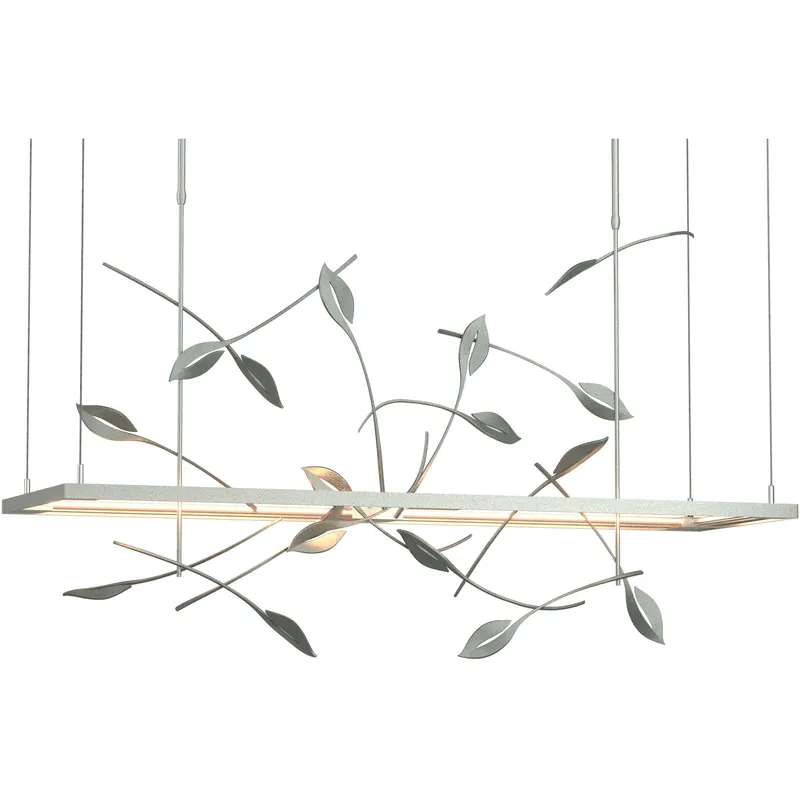 Autumn LED 53.4 inch Vintage Platinum Pendant Ceiling Light, Long