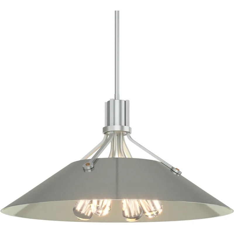 Henry 4 Light 23.1 inch Vintage Platinum and Sterling Pendant Ceiling Light in Vintage Platinum/Sterling