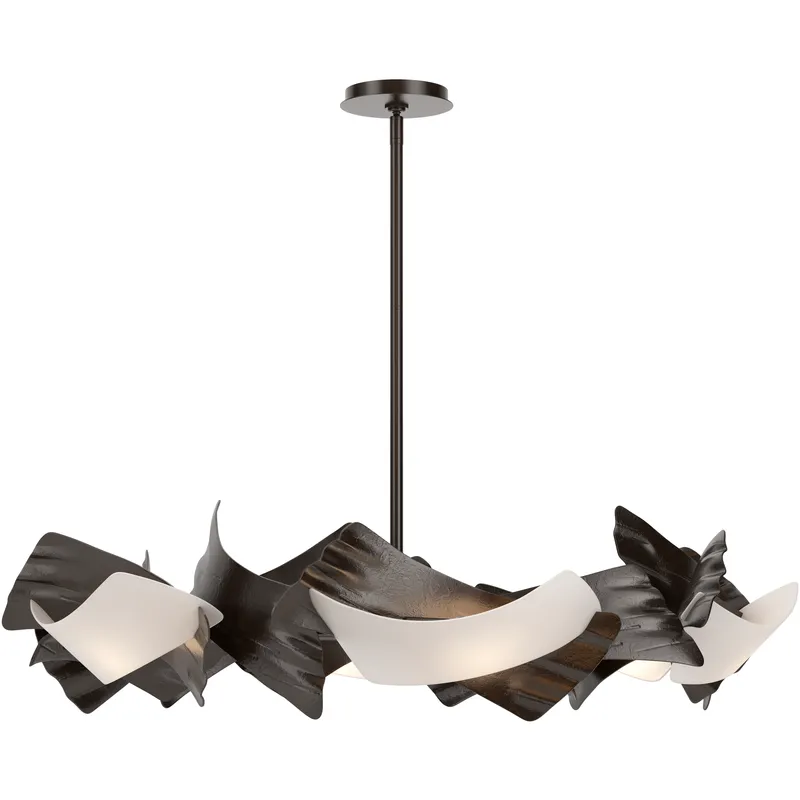 Crest 6 Light 37.8 inch Oil Rubbed Bronze Circular Pendant Ceiling Light