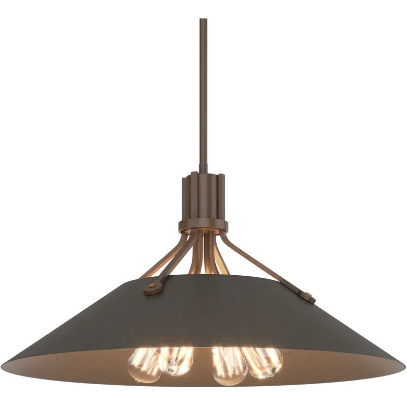 Henry 4 Light 23.1 inch Ink and Dark Smoke Pendant Ceiling Light