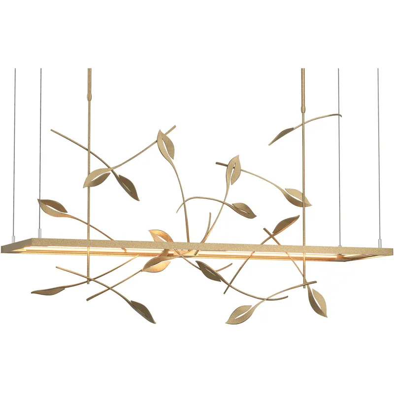 Autumn LED 53.4 inch Soft Gold Pendant Ceiling Light, Long