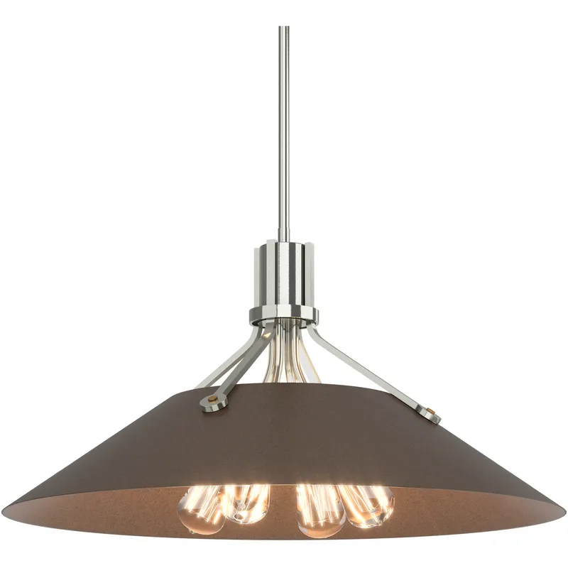 Henry 4 Light 23.1 inch Sterling and Ink Pendant Ceiling Light