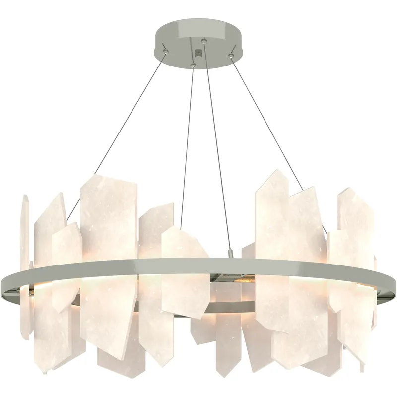 Volterra LED 38 inch Sterling Circular Pendant Ceiling Light