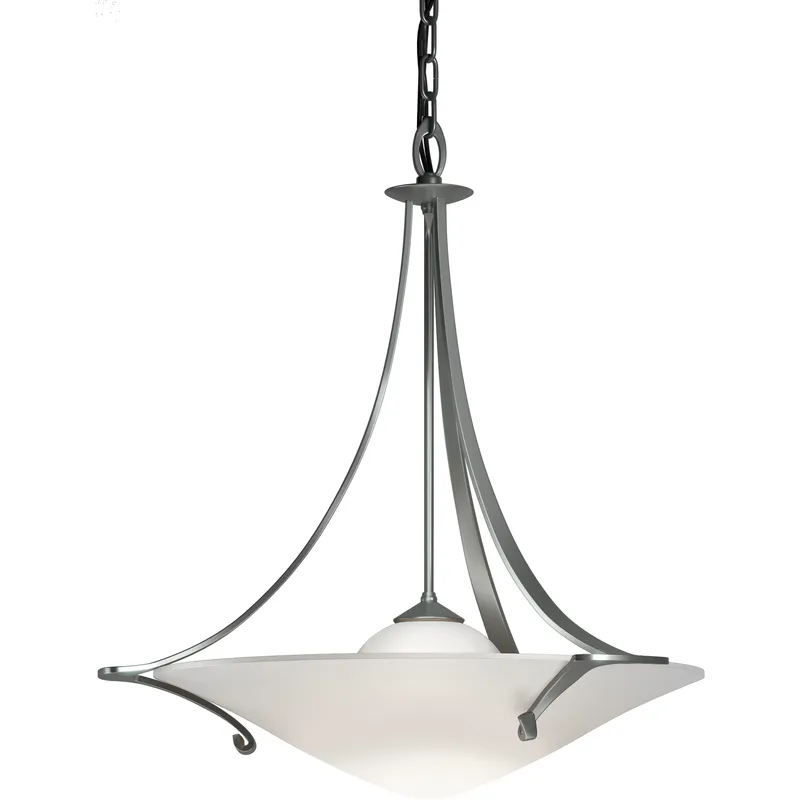 Antasia 1 Light 21.7 inch Vintage Platinum Pendant Ceiling Light in Opal