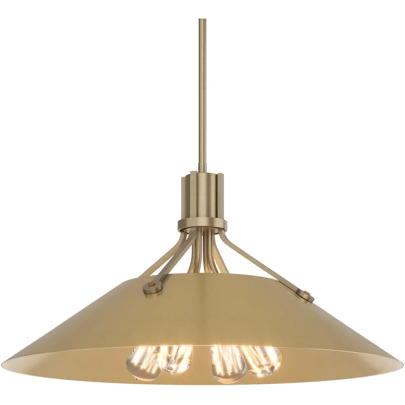Henry 4 Light 23.1 inch Soft Gold and Modern Brass Pendant Ceiling Light in Soft Gold/Modern Brass