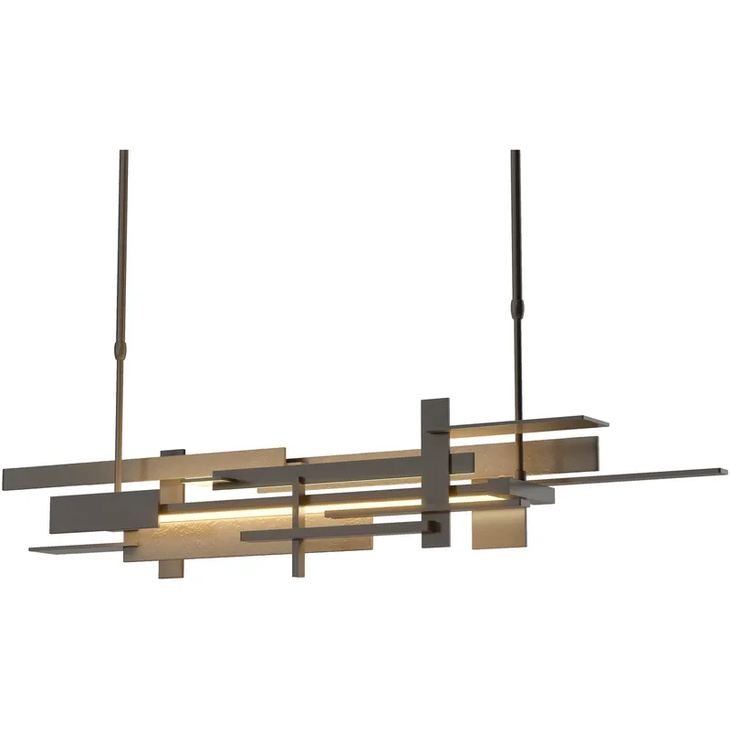 Planar LED 42.3 inch Black Pendant Ceiling Light, Large