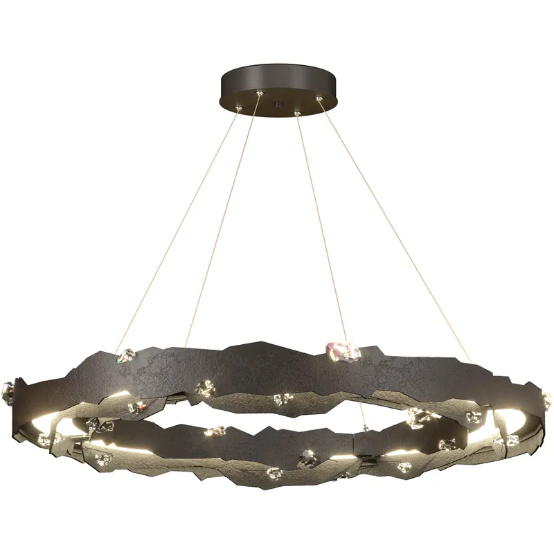 Trove LED 38.2 inch Oil Rubbed Bronze Circular Pendant Ceiling Light