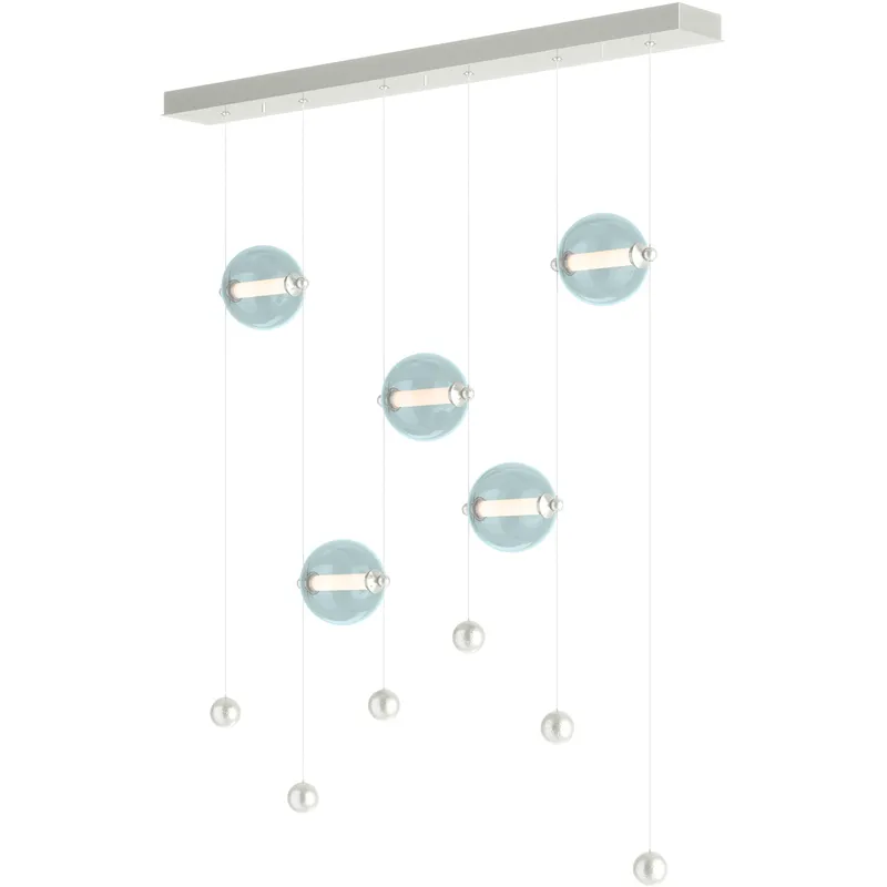 Abacus LED 41 inch Sterling Pendant Ceiling Light in Cool Grey