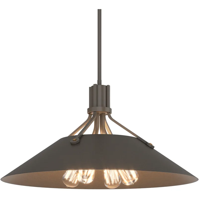Henry 4 Light 23.1 inch Dark Smoke and Dark Smoke Pendant Ceiling Light