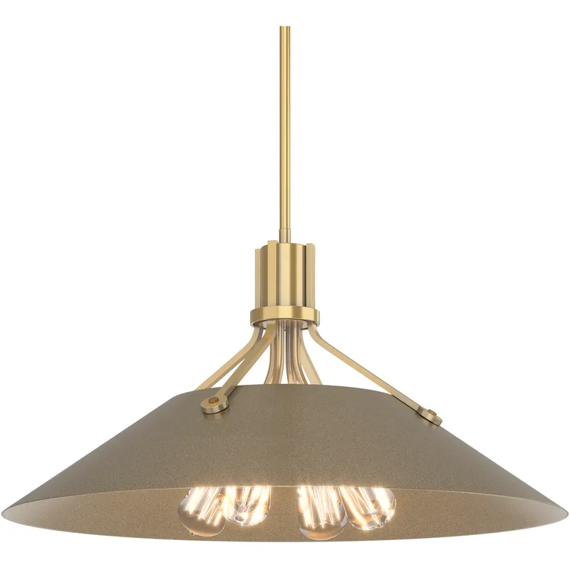 Henry 4 Light 23.1 inch Modern Brass and Soft Gold Pendant Ceiling Light in Modern Brass/Soft Gold